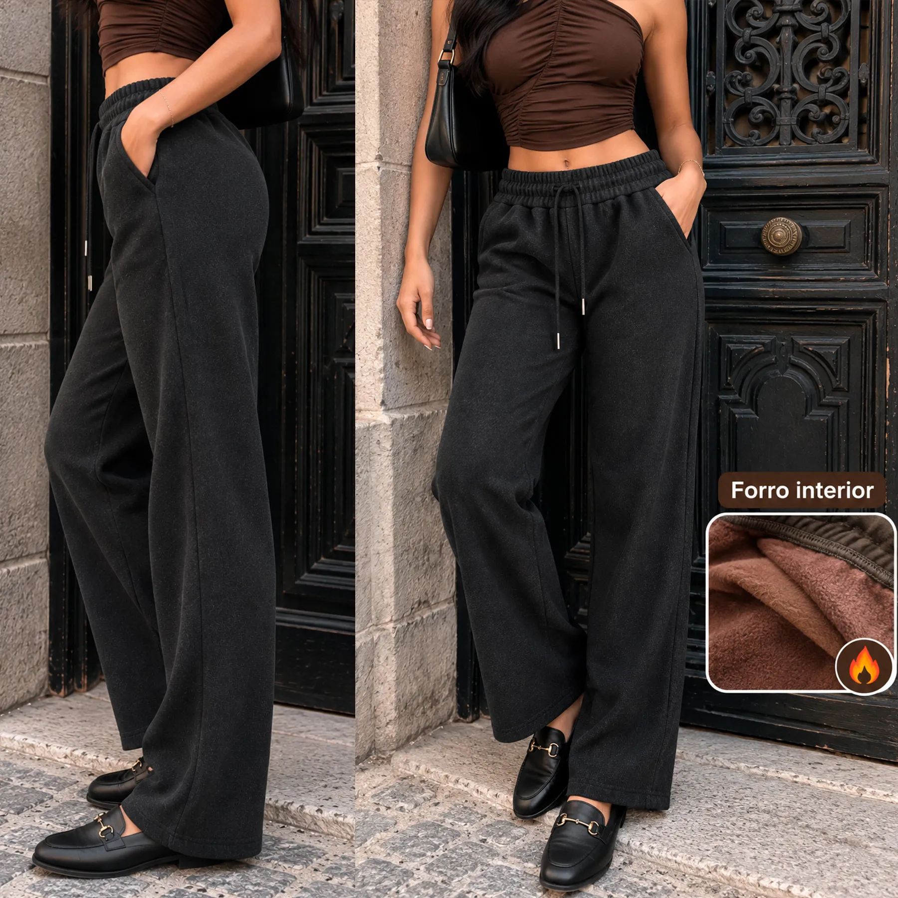 AD2650 Pantalón afelpado 15881